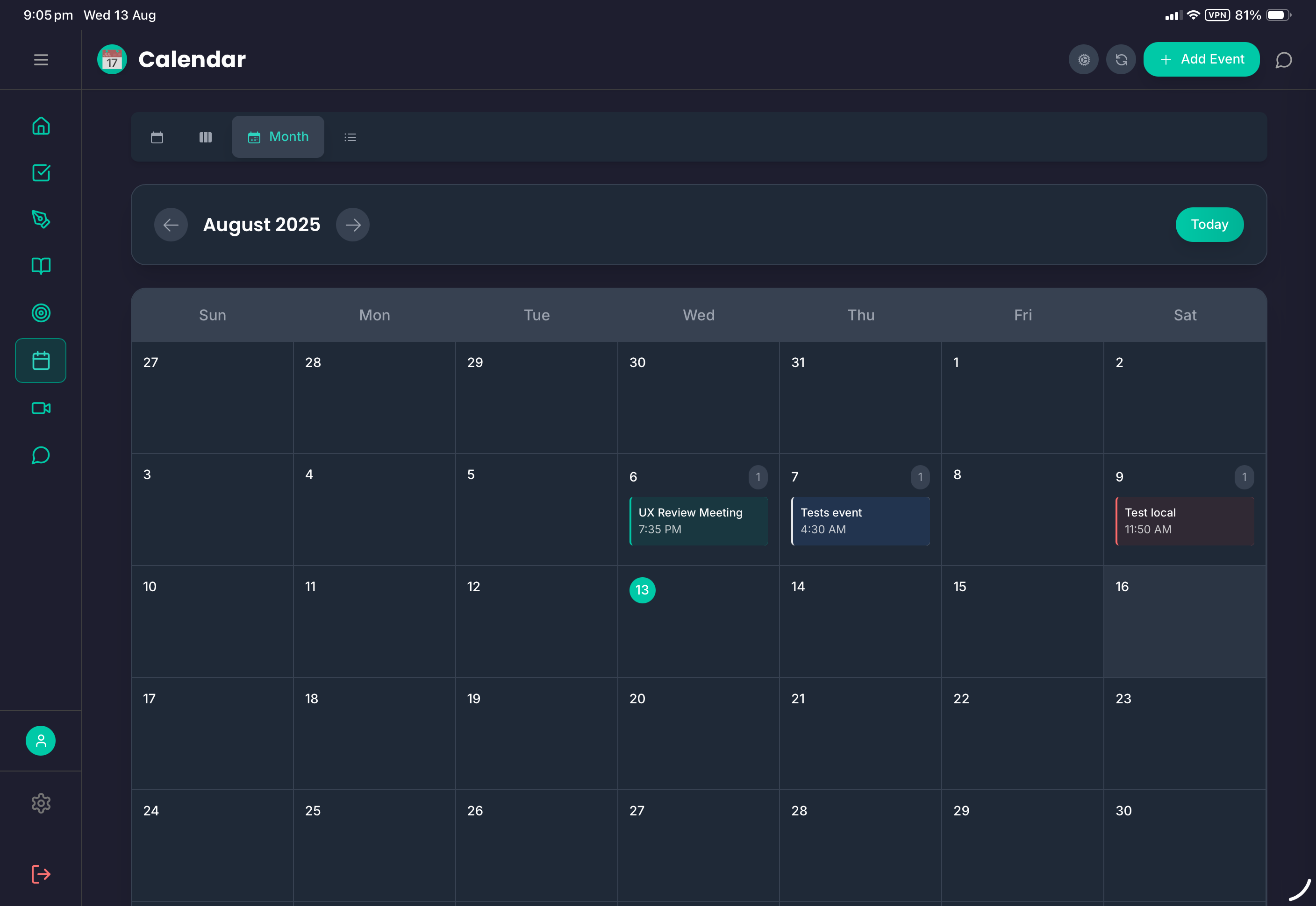 Calendar Sync screenshot