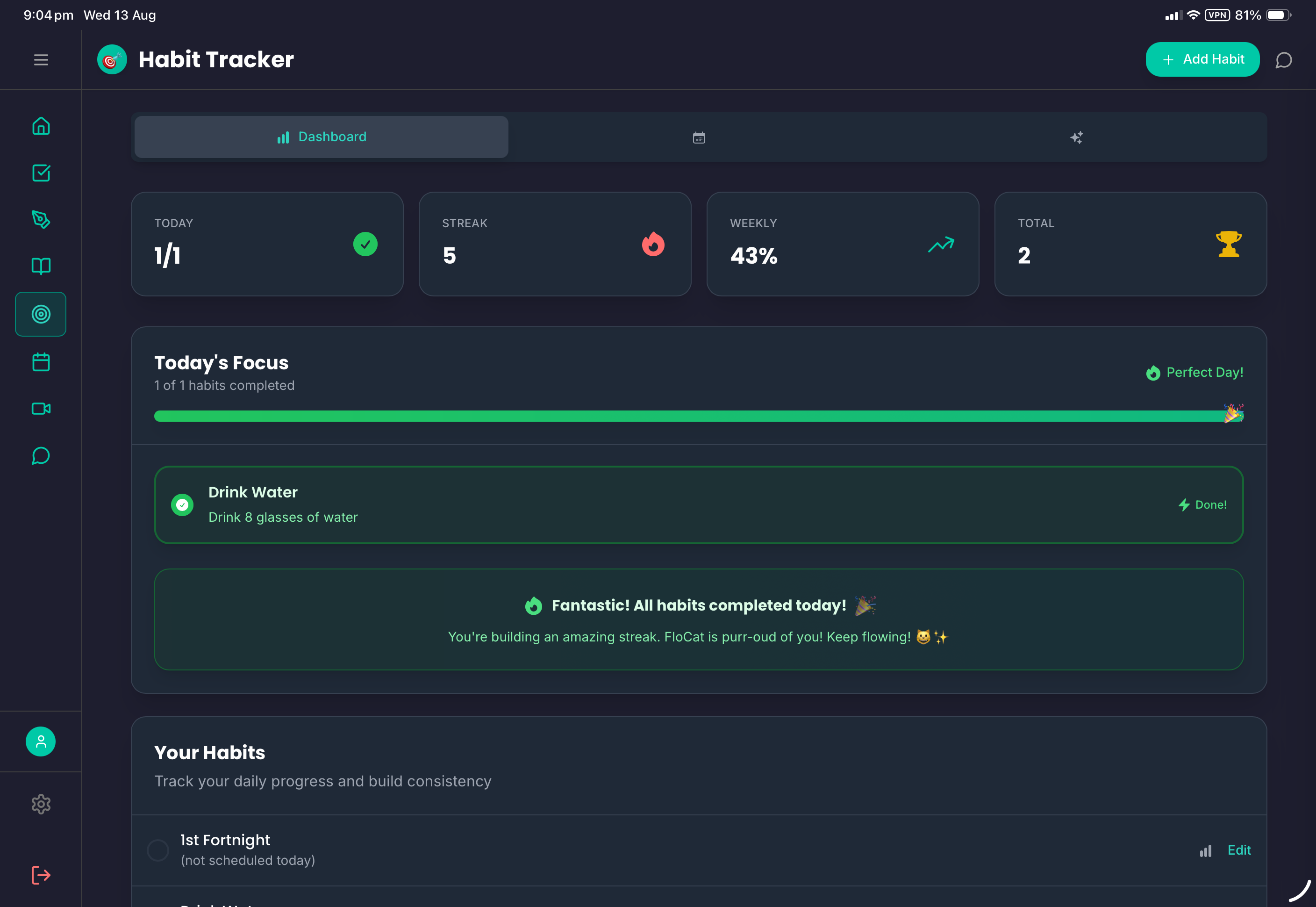 Habit Streaks screenshot